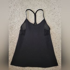 Lorna Jane mesh black tank top